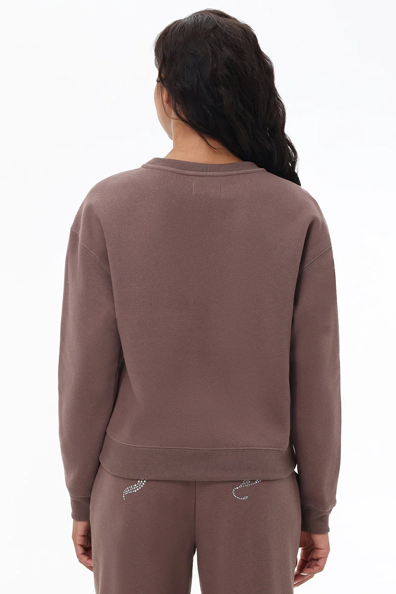 Big Bling Fleece Crewneck Pullover - Image 3