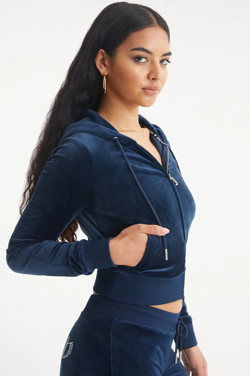 Cancer Customizable Big Bling Velour Hoodie - Image 4