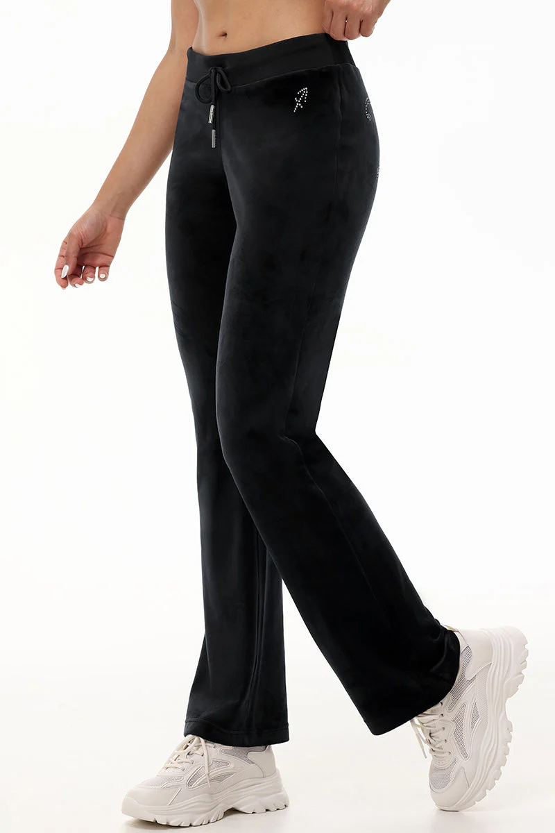 Custom Zodiac OG Big Bling Velour Track Pants - Image 10