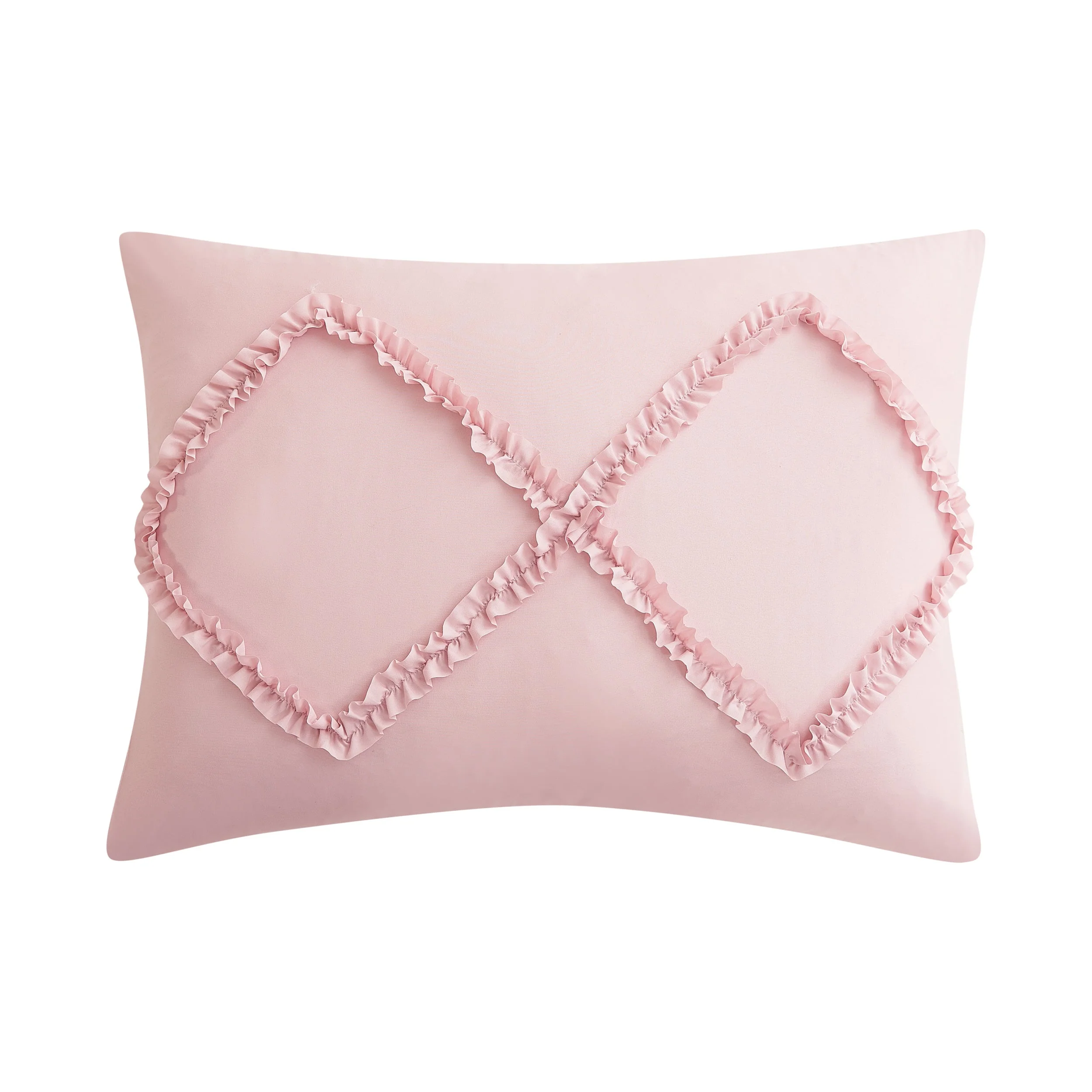 Diamond Ruffle Comforter Set - Image 7