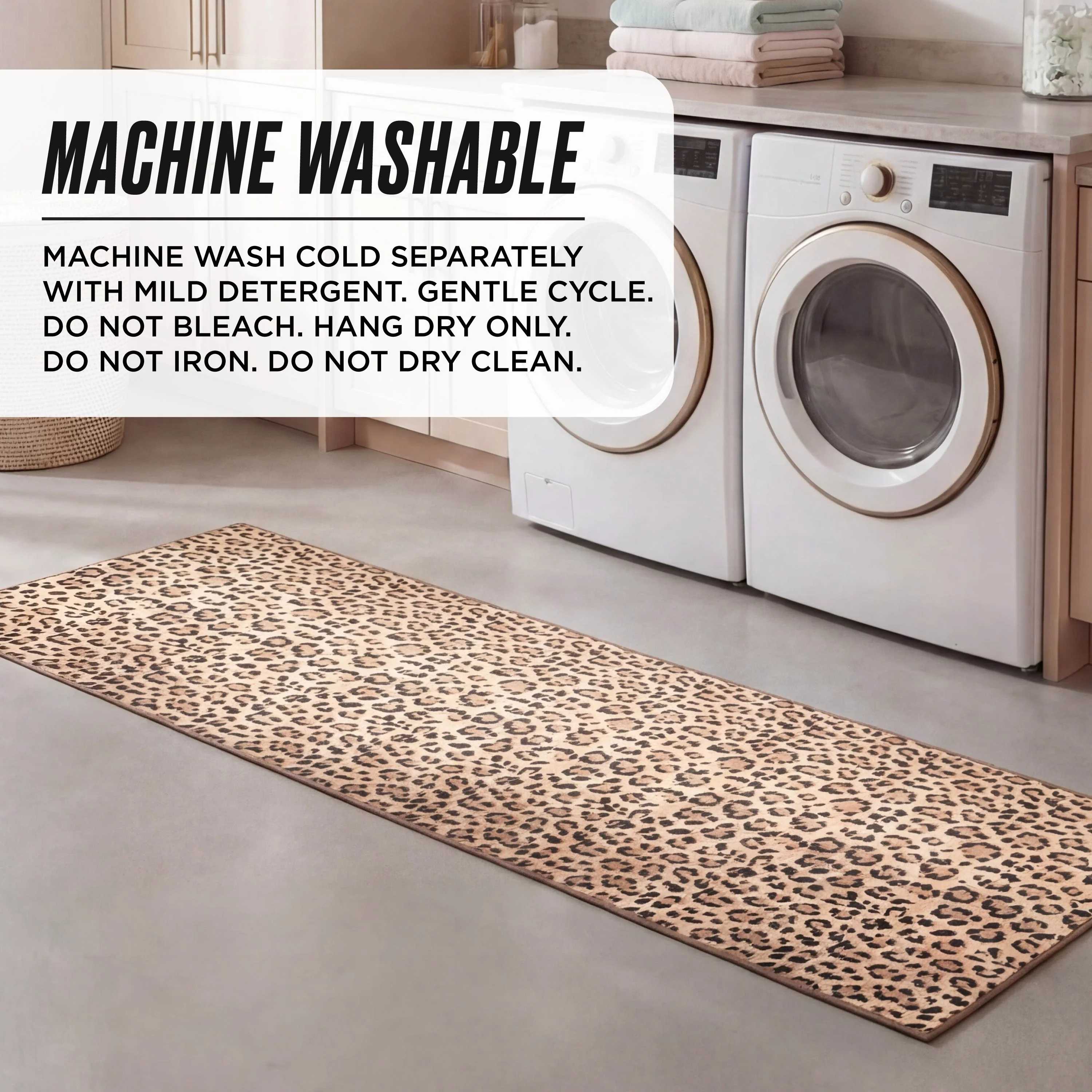 Finely Washable Rug, 2' x 6' - Image 5