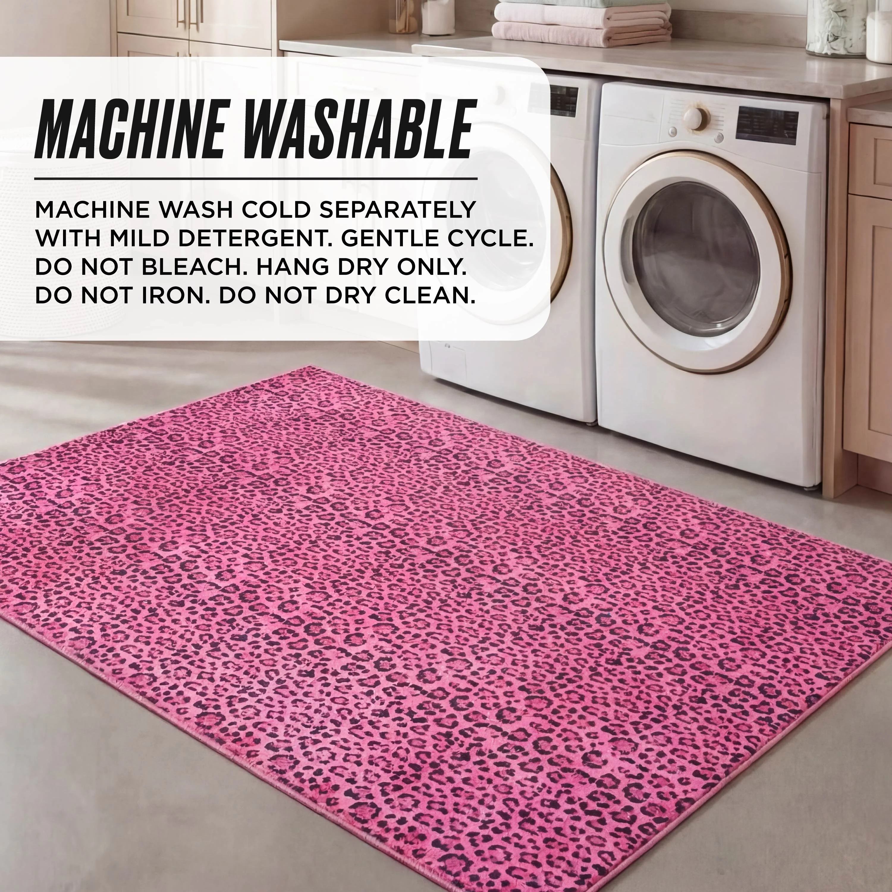 Finely Washable Rug, 5' x 7' - Image 5