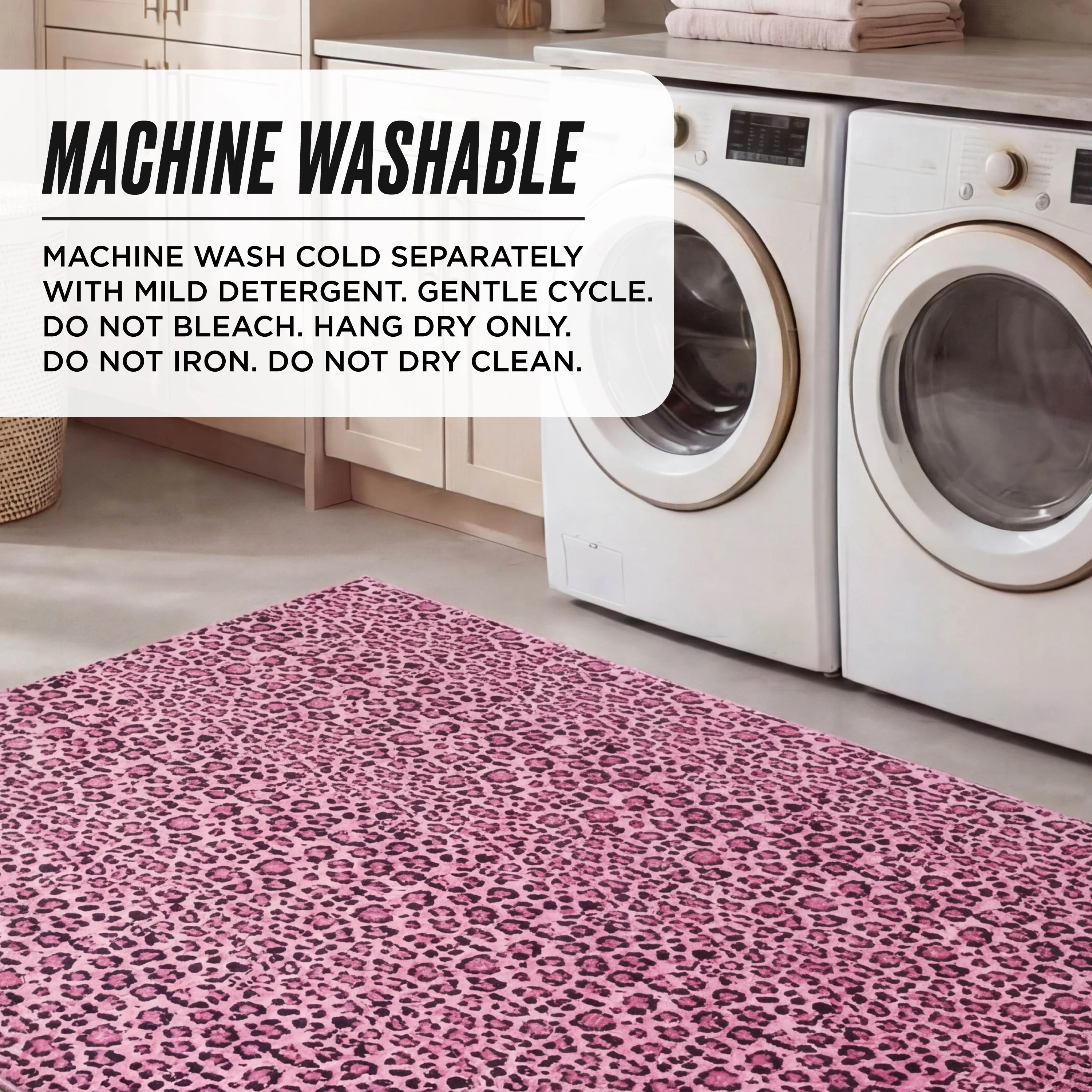 Finely Washable Rug, 7'10 x 10' - Image 5