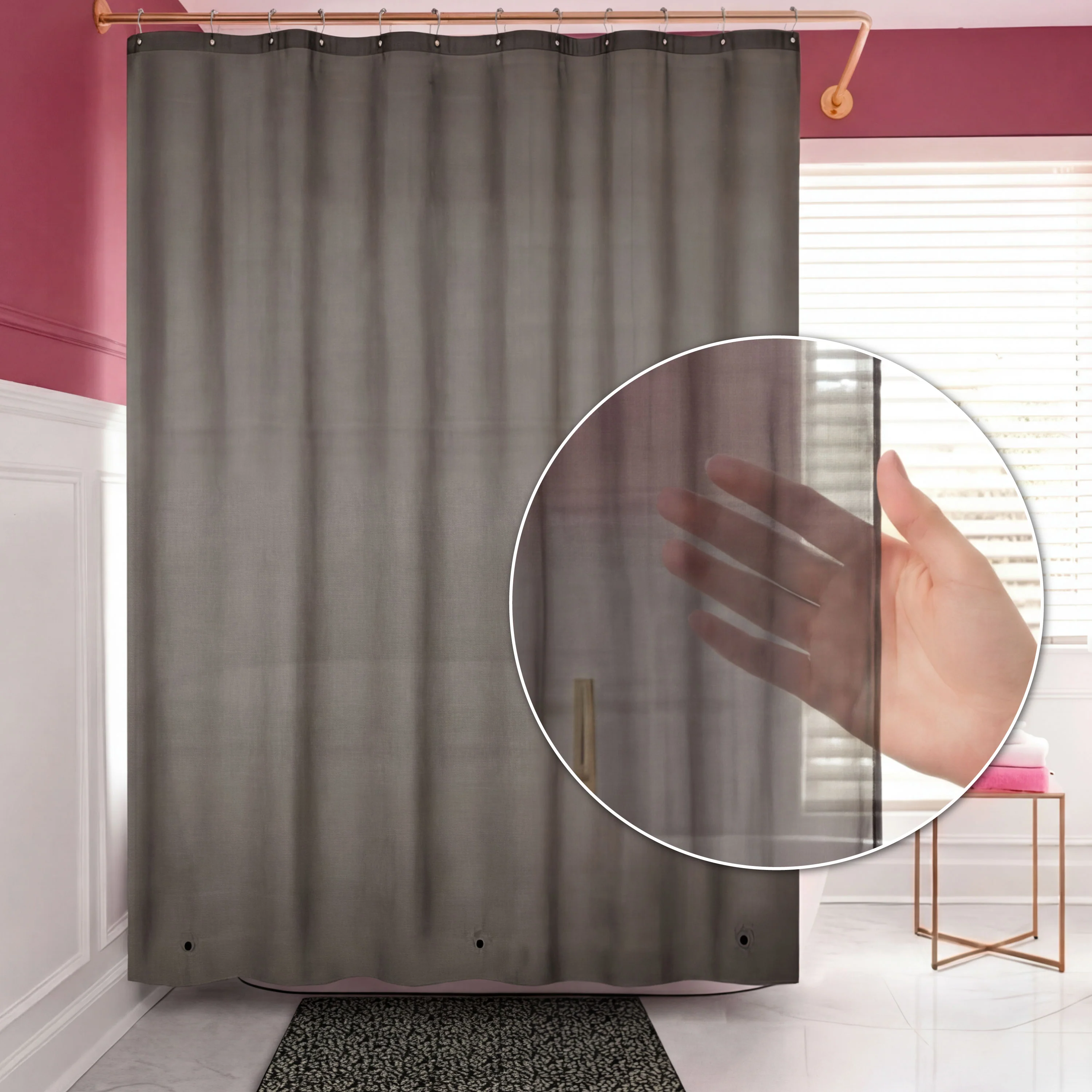 PEVA Shower Curtain Liner - Image 2
