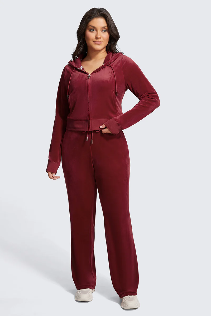 Plus-Size OG Big Bling Velour Hoodie - Image 5