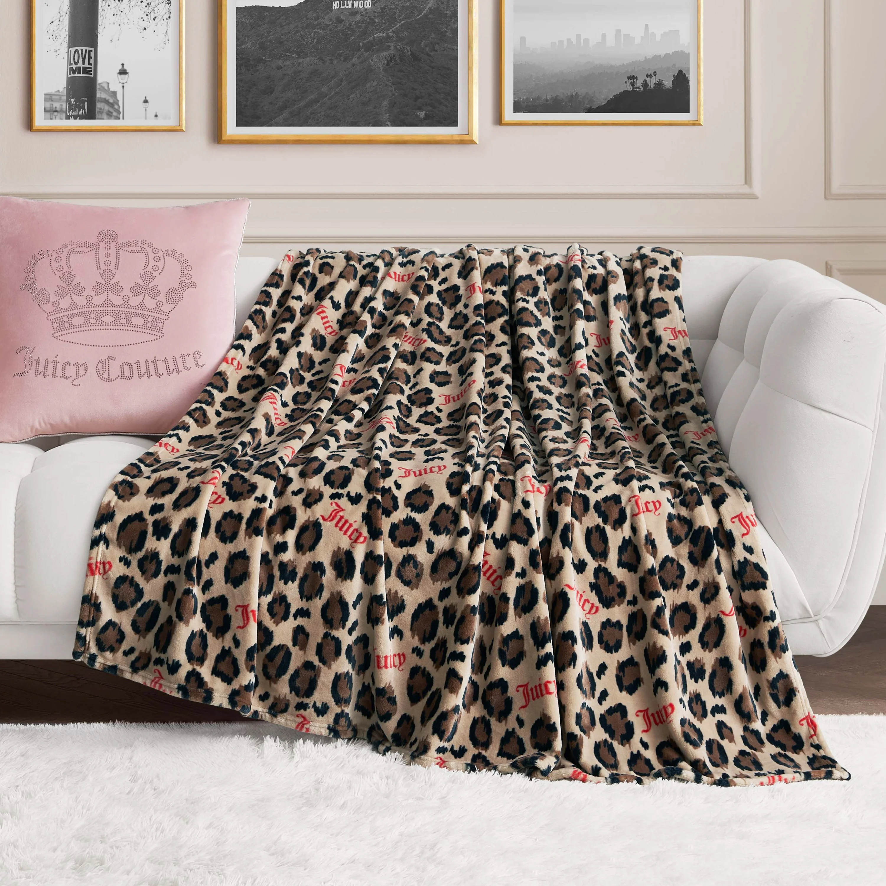 Plush Oversized Throw Blanket, 60" x 70"