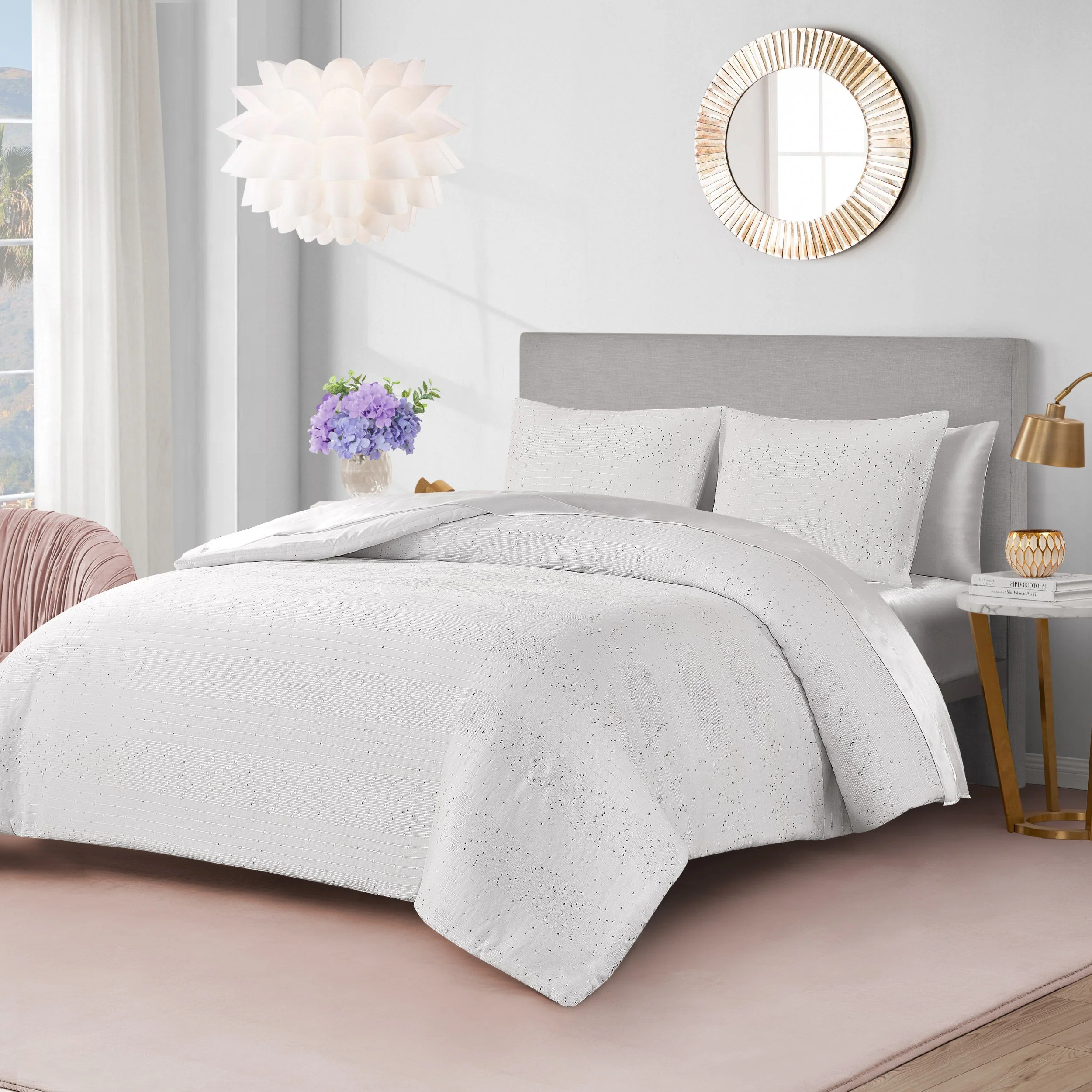 Queenie Sequin Comforter Set - Image 2