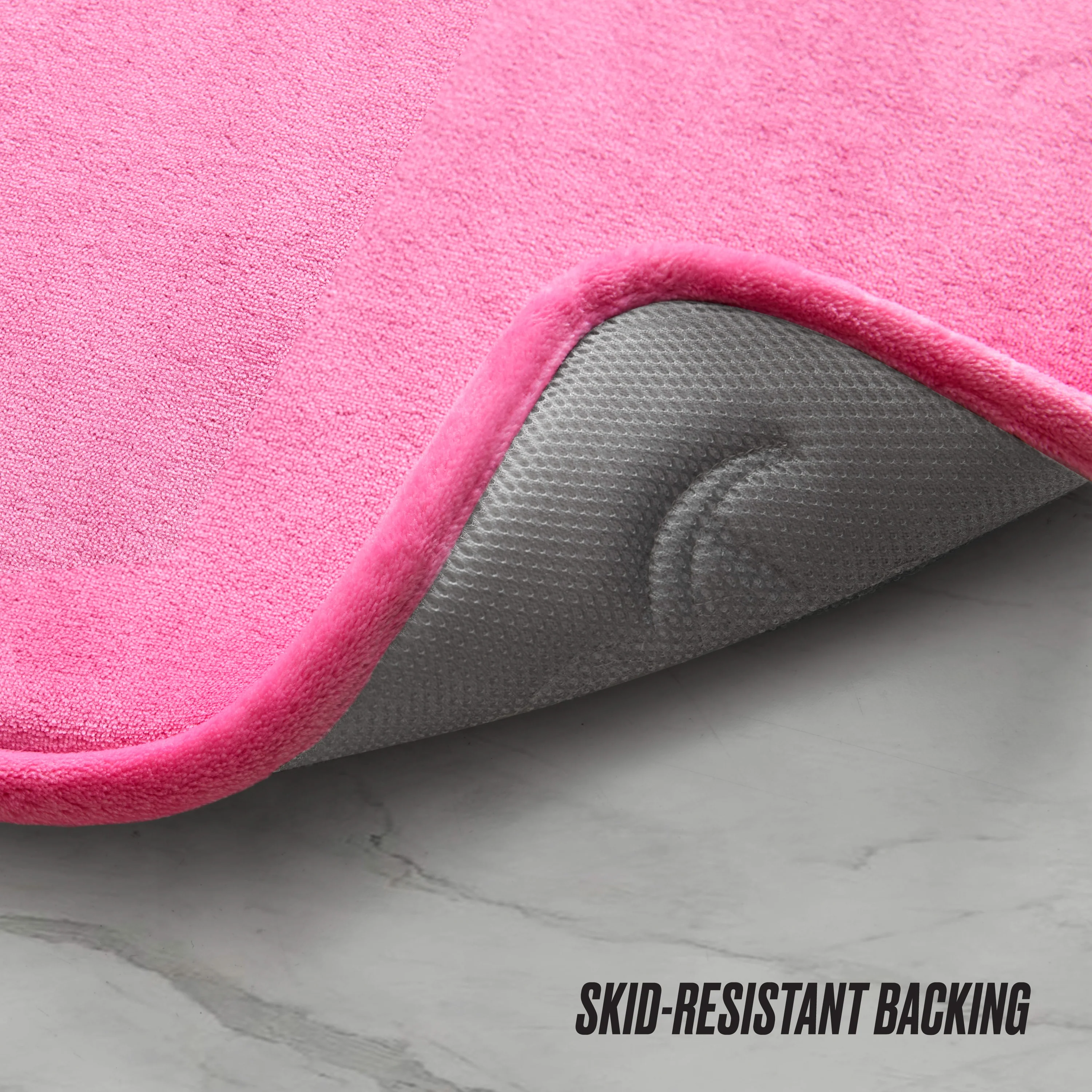 Quilted Memory Foam Bath Mat 2-Piece Set - Image 6