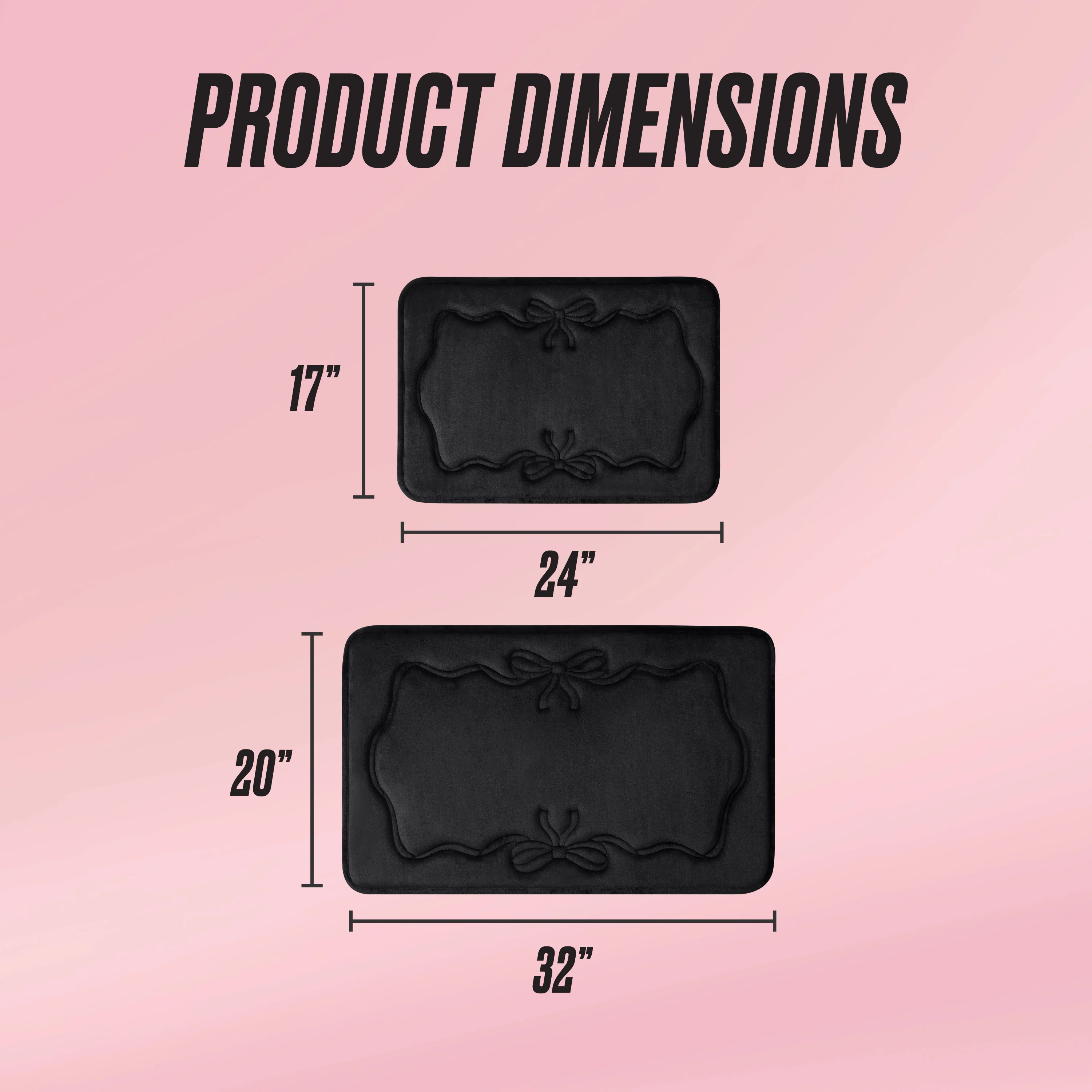 Quilted Memory Foam Bath Mat 2-Piece Set - Image 2