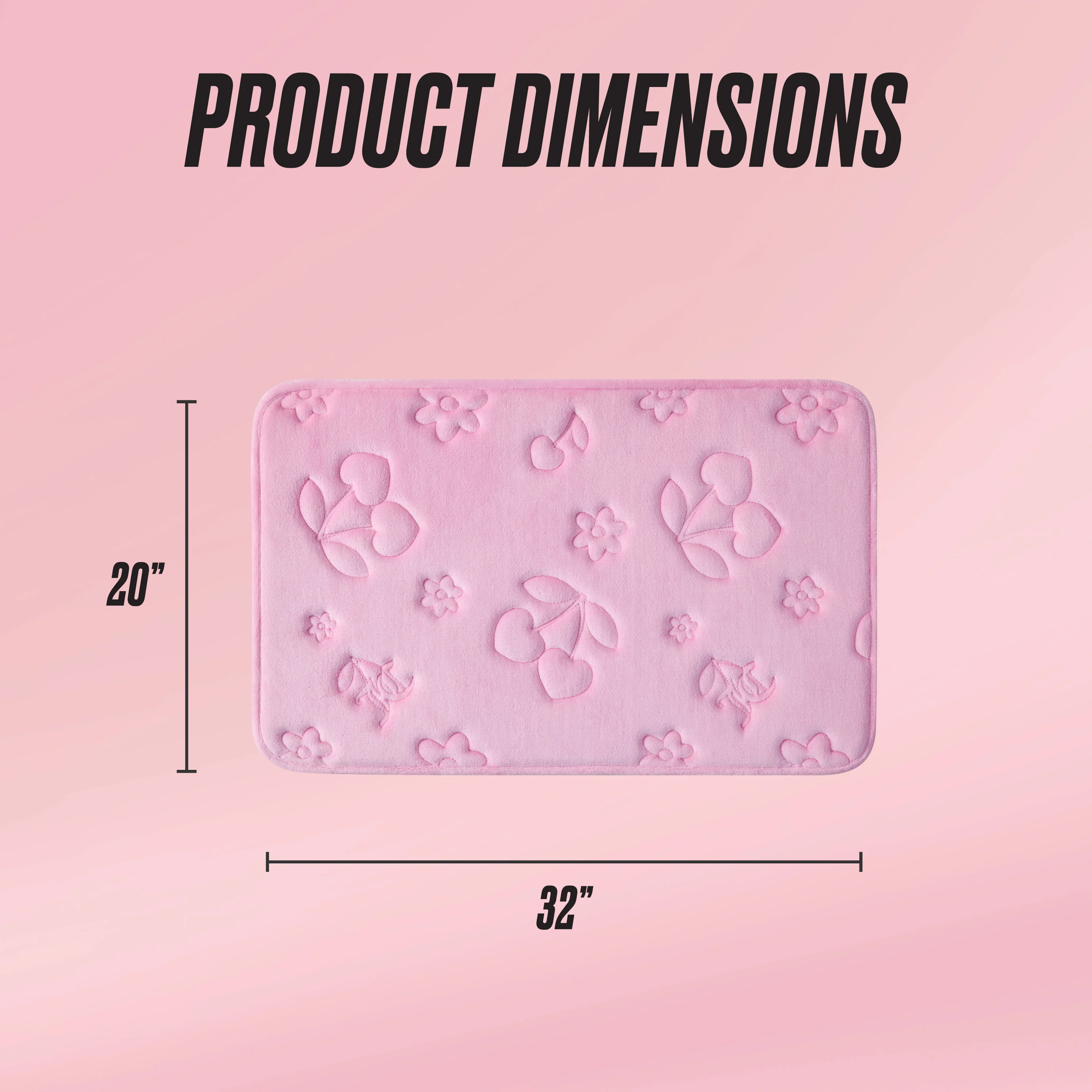 Quilted Memory Foam Bath Mat, 20" x 32" - Image 2