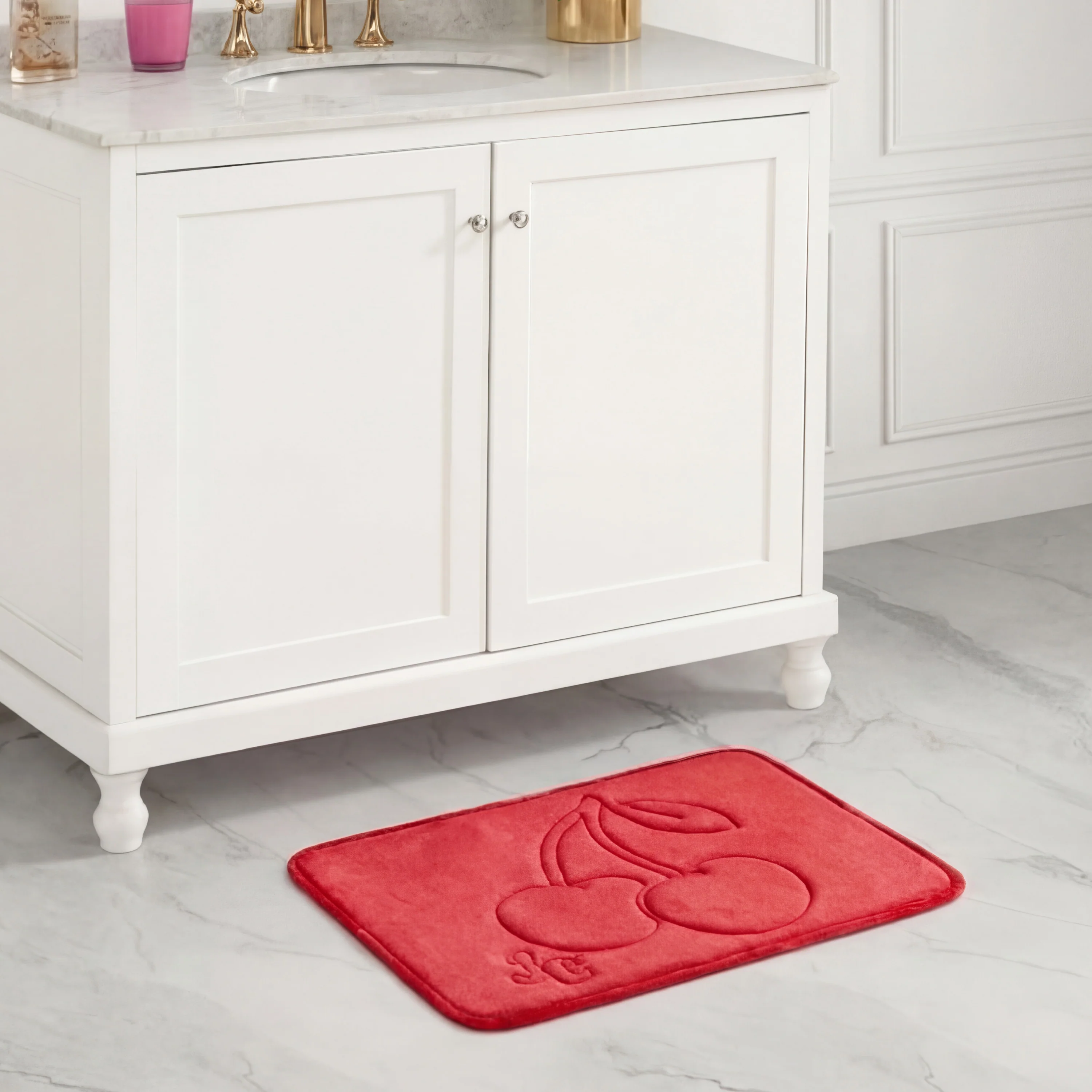 Quilted Memory Foam Bath Mat, 17" x 24"