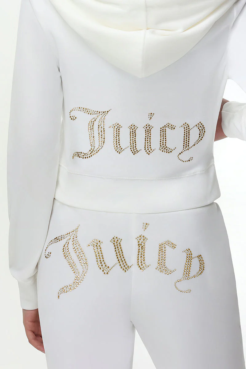 Technicolor Customizable Big Bling Velour Hoodie - Image 4