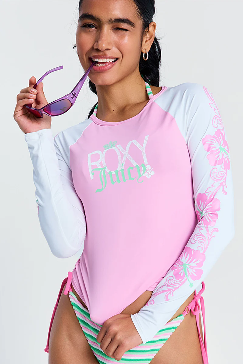 Roxy x Juicy Long Sleeve Lycra Rashguard - Image 3