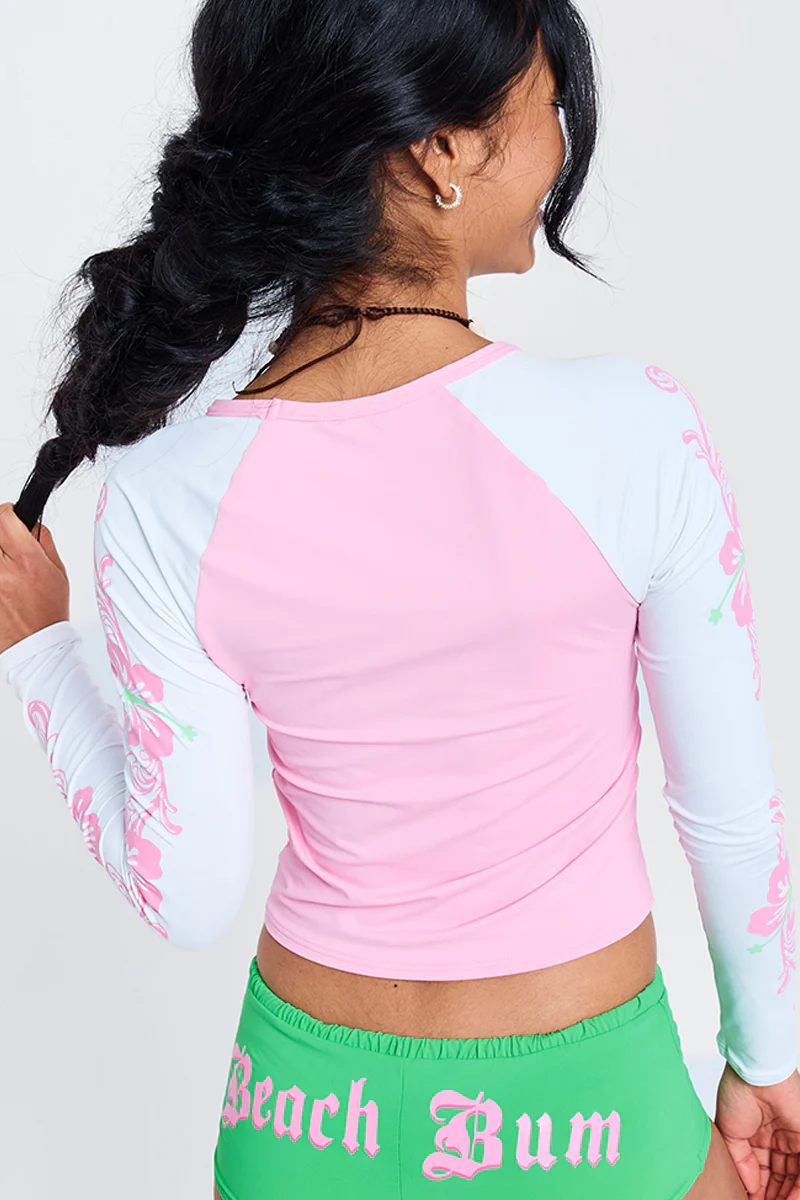 Roxy x Juicy Long Sleeve Lycra Rashguard - Image 5